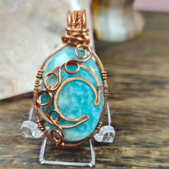 Hemimorphite Free Style pendant
