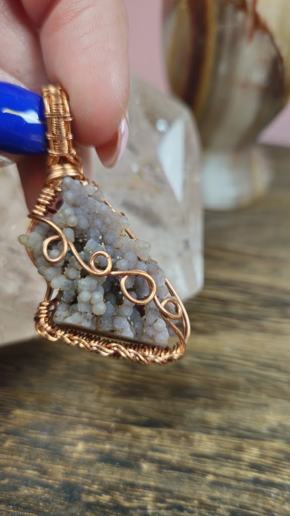 Druzy Grape Agate Free Style