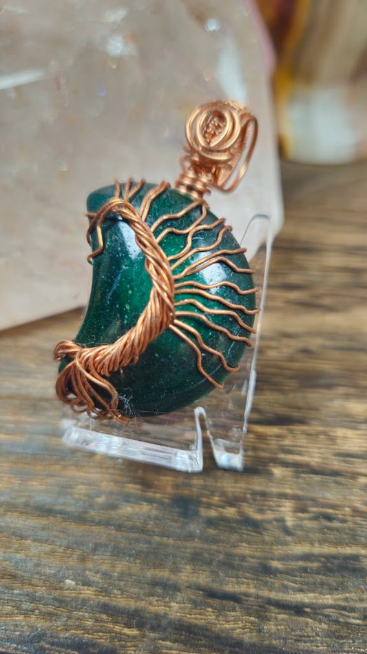 Malachite Moon Tree of Life