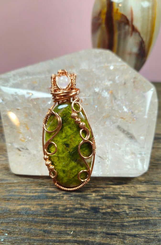 Green Opal w/ Moonstone