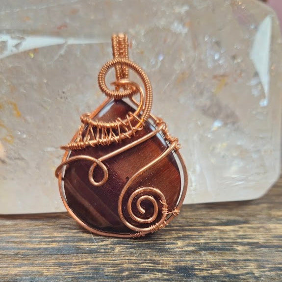 Red Tigers Eye Original Piece.
