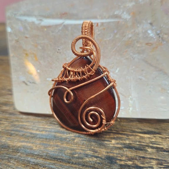 Red Tigers Eye Original Piece.