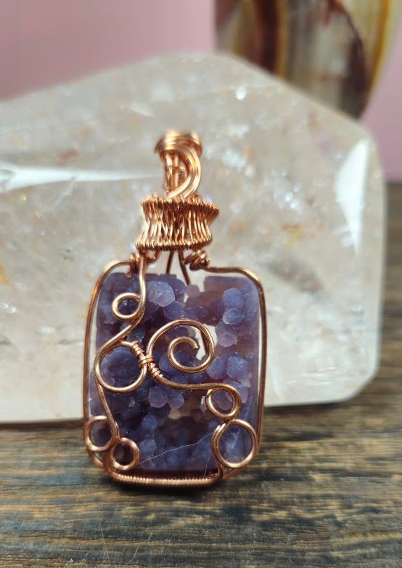 Druzy Grape Agate Free Style