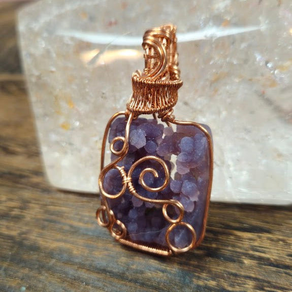 Druzy Grape Agate Free Style