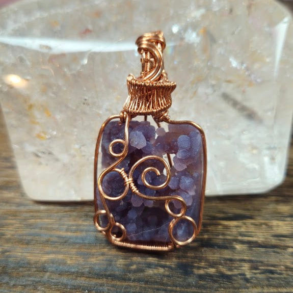 Druzy Grape Agate Free Style