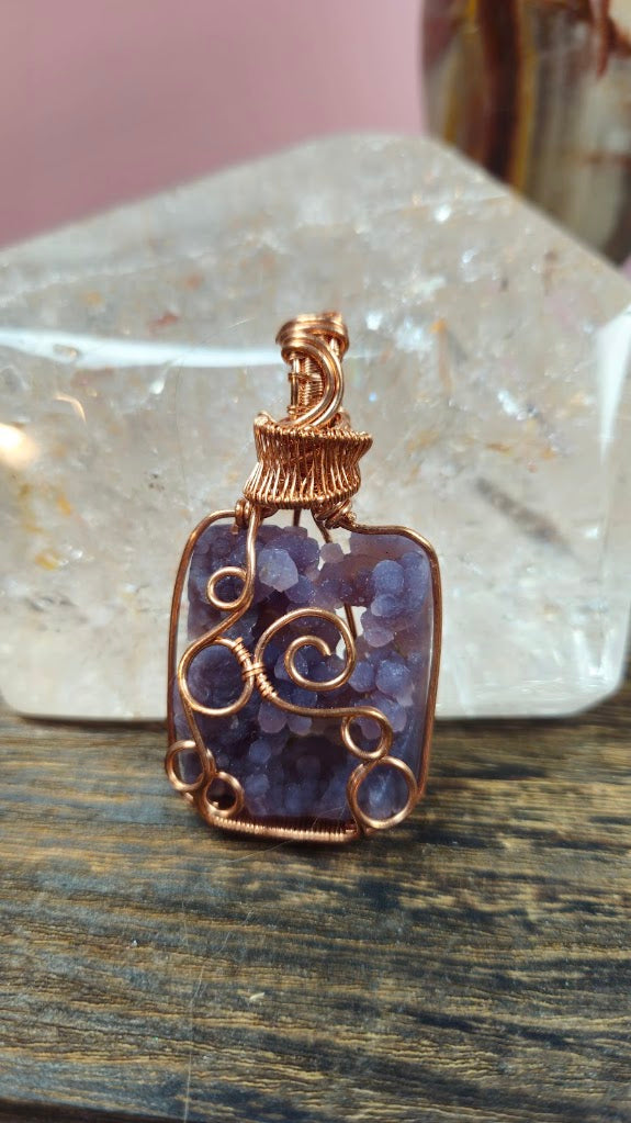 Druzy Grape Agate Free Style