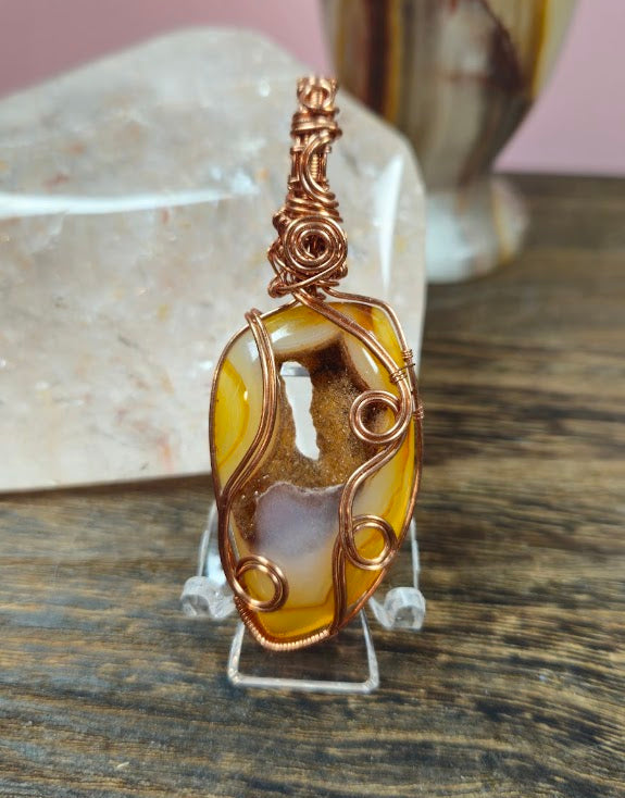 Druzy Carnelian Agate