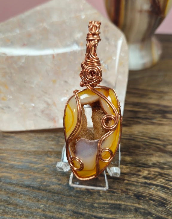 Druzy Carnelian Agate
