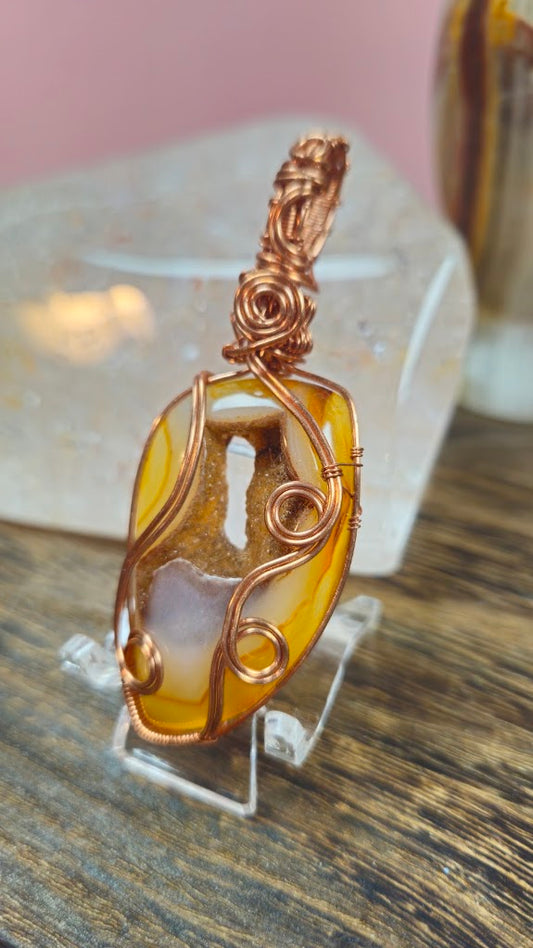 Druzy Carnelian Agate