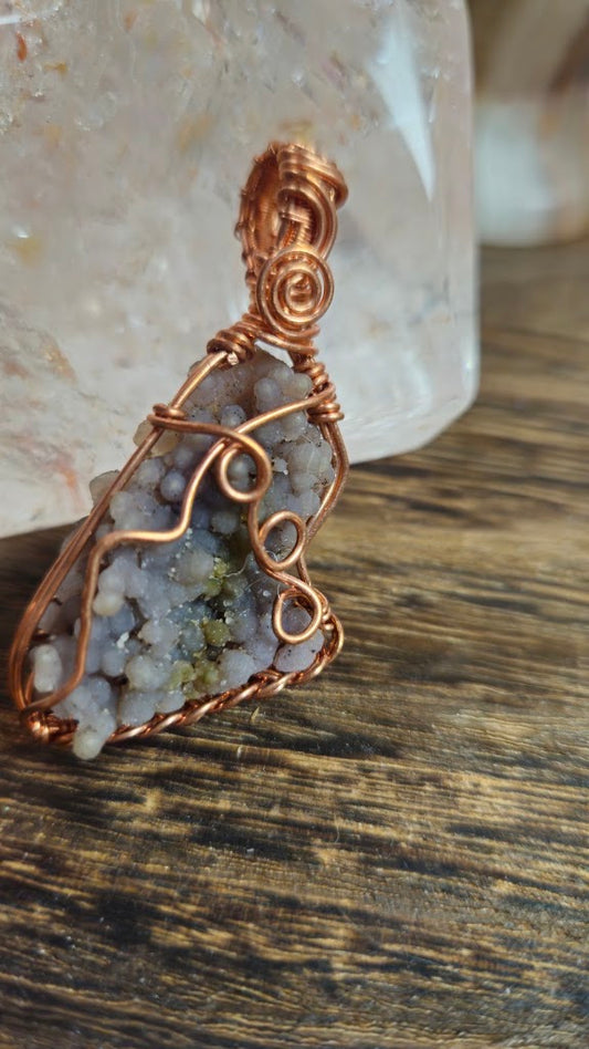 Druzy Grape Agate Free Style
