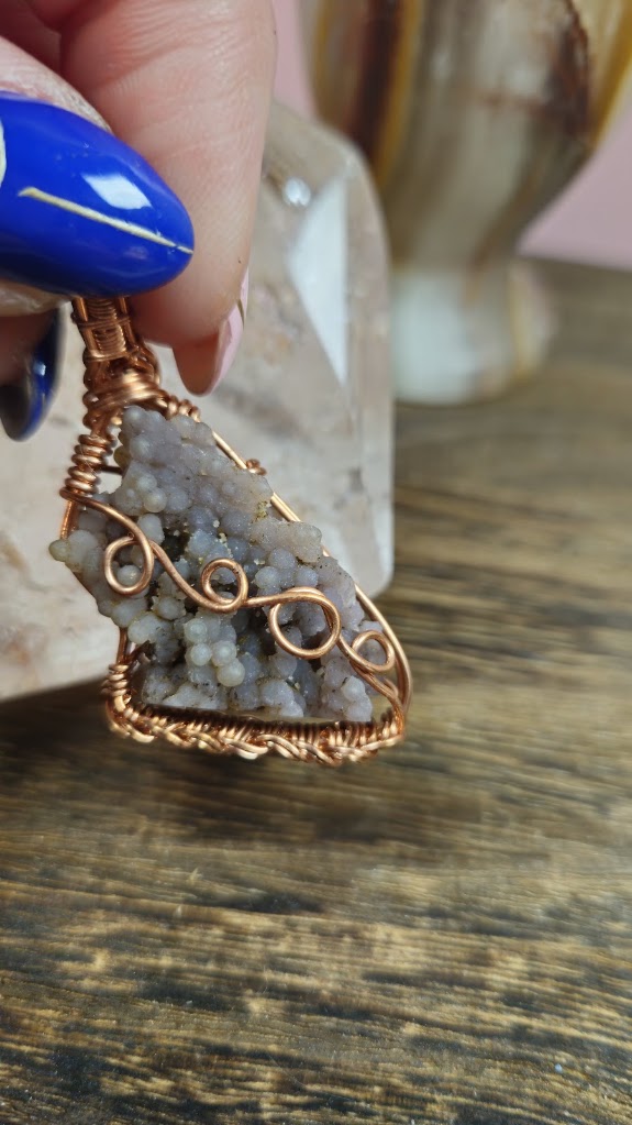 Druzy Grape Agate Free Style